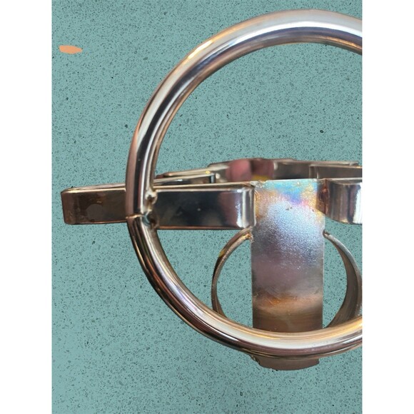 Christmas Tree Decor Lot 3 -  Tealight Holders Vintage Solid Brass Trivet - Picture 7 of 10